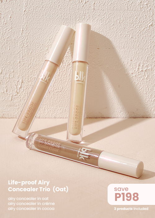 blk cosmetics daydream life-proof airy concealer trio - Oat
