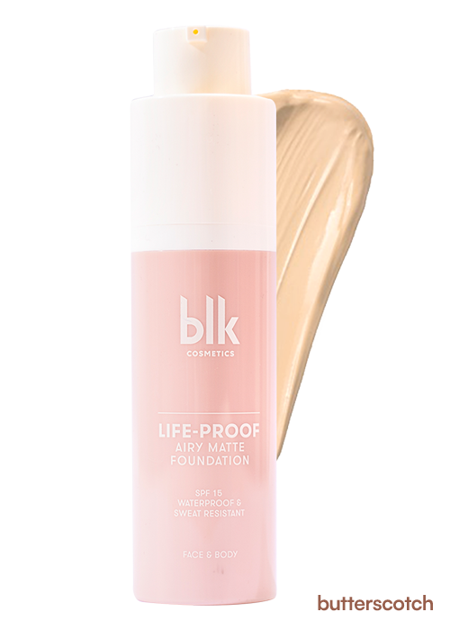 blk cosmetics life-proof airy matte foundation