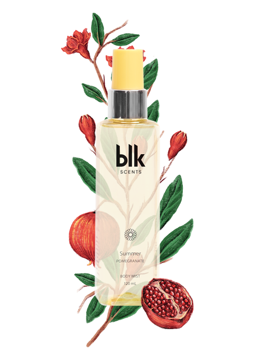 blk scents body mist summer - 120ml