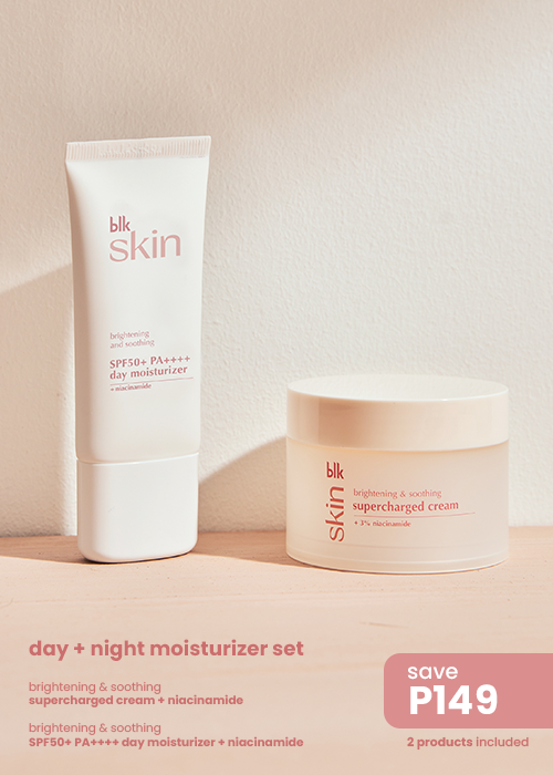 blk skin brightening & soothing niacinamide day + night moisturizer