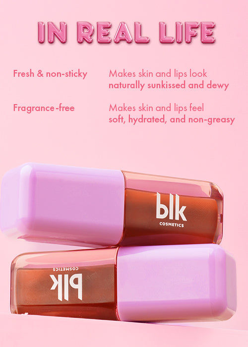 blk fresh color adapting lip and cheek oil sunkissed