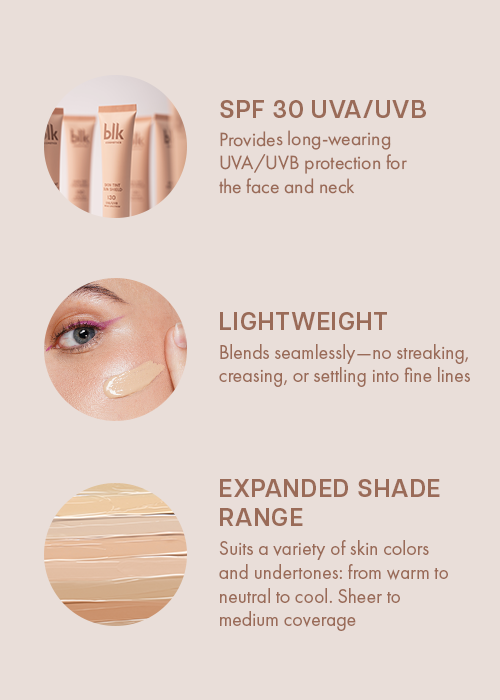 blk cosmetics universal skin tint sun shield spf30