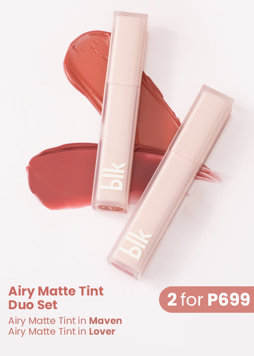 blk cosmetics daydream airy matte tint duos