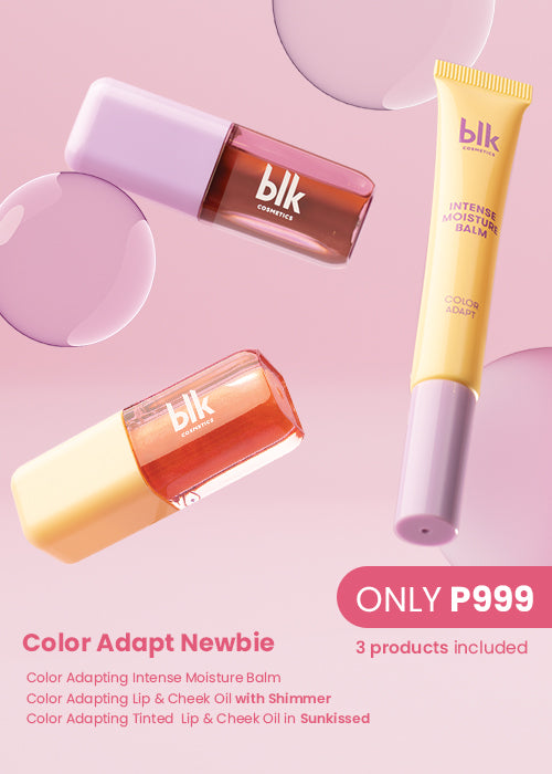 blk cosmetics color adapt newbie (Sunkissed+Shimmer+LipBalm)