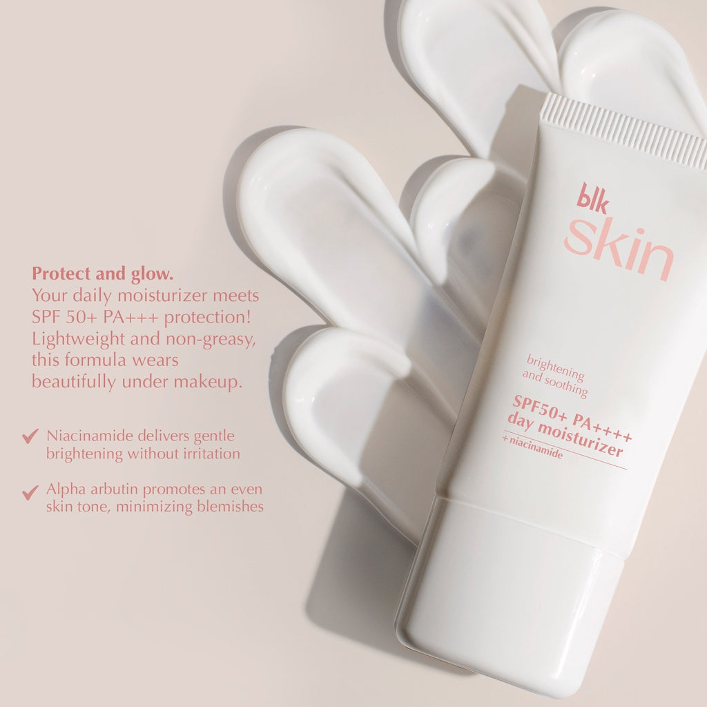 blk skin brightening & soothing SPF50+ PA+++ day moisturizer + niacinamide