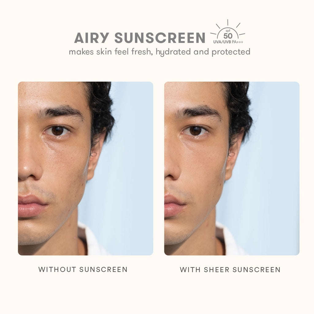 Transparent Sunblock blk cosmetics sheer sunscreen SPF 50 – Blk Cosmetics